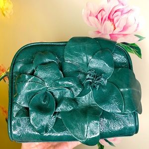 Zara Leather flower bag